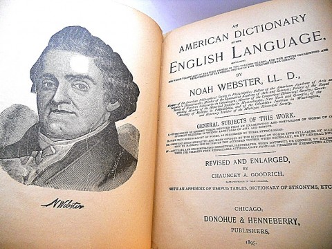 American Dictionary of the English Language by Noah Webster